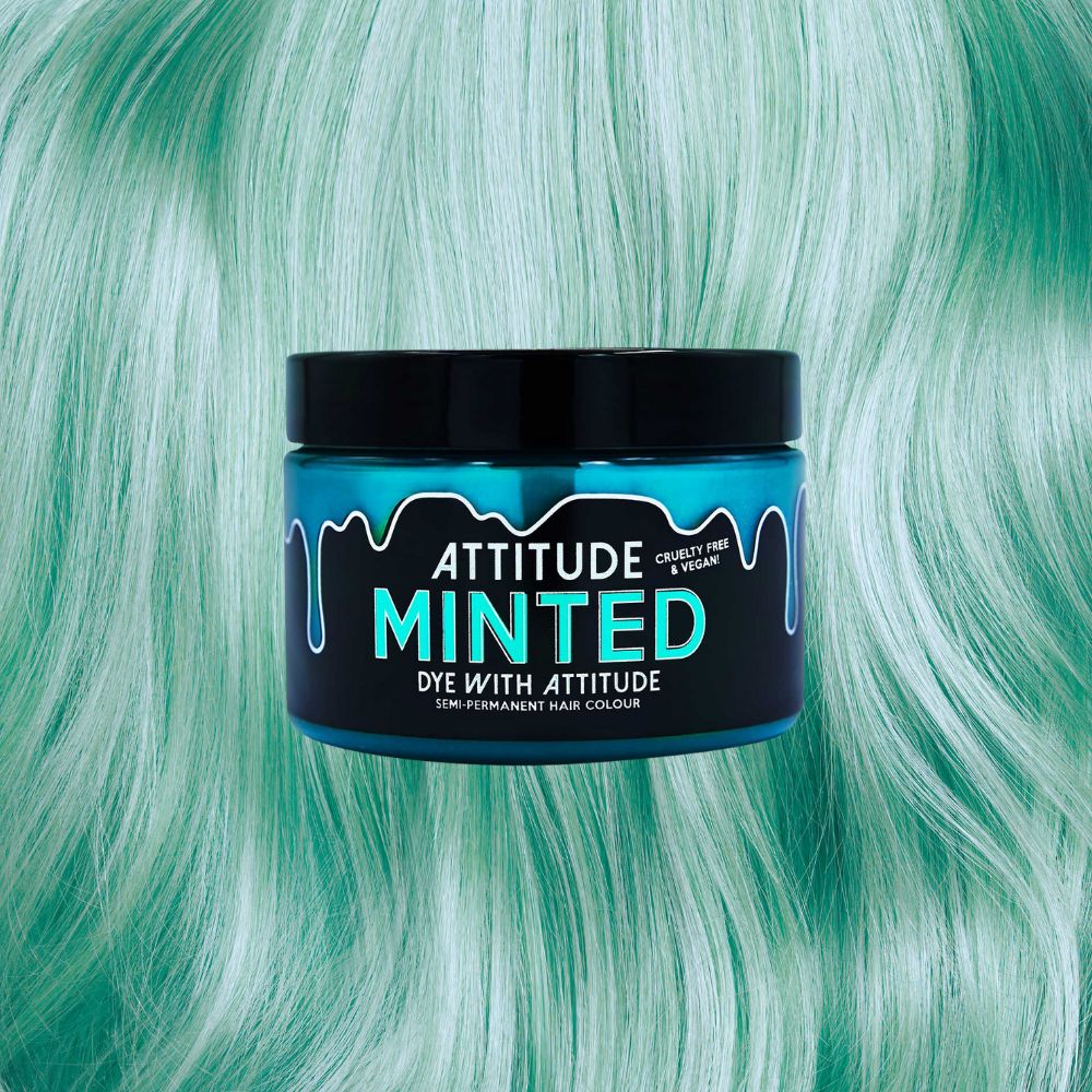 Attitude Hair Dye - Minted pastel Semi permanente haarverf - Mintgroen/Groen